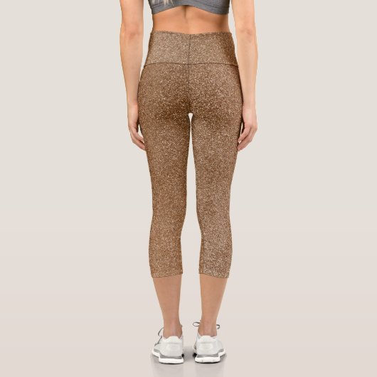 Glitzer Capri Leggings (Rückseite)