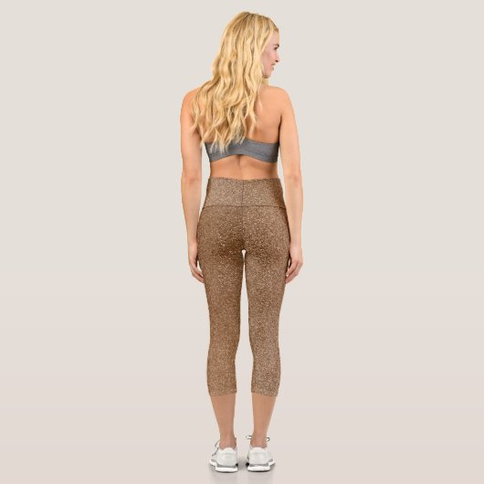 Glitzer Capri Leggings (Rückseite)
