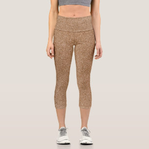 Glitzer Capri Leggings