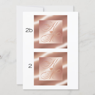 GLITZER CASCADE MONOGRAM CARD