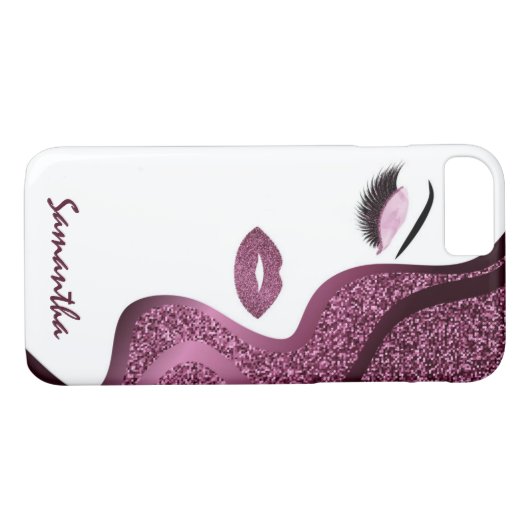 Glitzer Case-Mate iPhone Hülle (Rückseite (Horizontal))