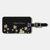 Glitzer Casino Business Card Gepäckanhänger (Vorderseite horizontal)