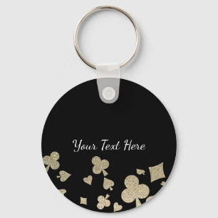 Glitzer Casino Schlüsselanhänger