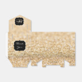 Glitzer Champagner Glitzern Sweet 16 Geschenkschachtel (Ungefaltet)