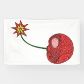 Glitzer Cherry Bomb Banner (Horizontal)