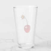 Glitzer Cherry Bomb Glas (Rückseite)