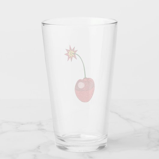 Glitzer Cherry Bomb Glas (Rückseite)