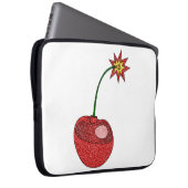Glitzer Cherry Bomb Laptopschutzhülle (Vorne Rechts)