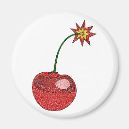 Glitzer Cherry Bomb Magnet