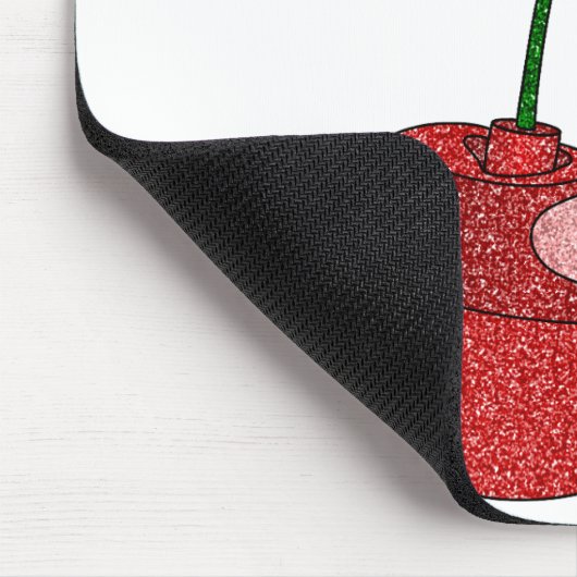 Glitzer Cherry Bomb Mousepad (Ecke)