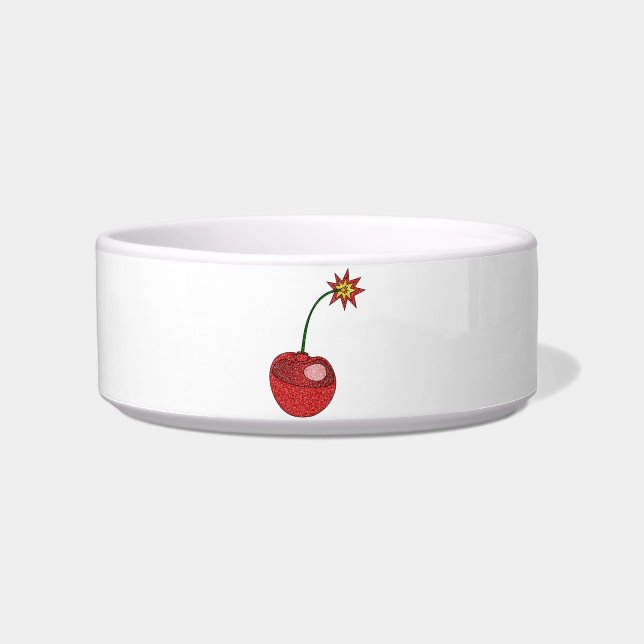 Glitzer Cherry Bomb Napf (Vorderseite)