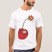 Glitzer Cherry Bomb T-Shirt (Vorderseite)