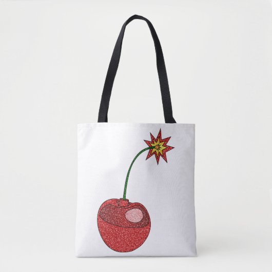 Glitzer Cherry Bomb Tasche (Vorderseite)