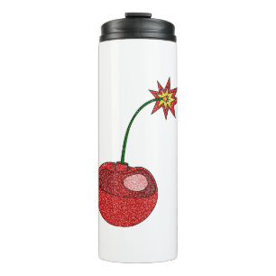 Glitzer Cherry Bomb Thermosbecher