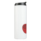 Glitzer Cherry Bomb Thermosbecher (Nach links gedreht)