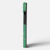 Glitzer Cherry Green Case-Mate iPhone Case (Rückseite / Links)