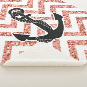 Glitzer Chevrons Sherpadecke (3/4)