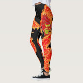 Glitzer Chinesischer Mondfest Neujahr des Drachen Leggings (Links)