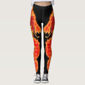 Glitzer Chinesischer Mondfest Neujahr des Drachen Leggings (Vorderseite)