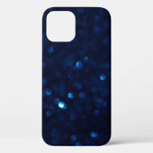 Glitzer Classic Blue Light Case-Mate iPhone Hülle (Rückseite)