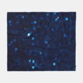 Glitzer Classic Blue Light Fleecedecke (Vorderseite (Horizontal))