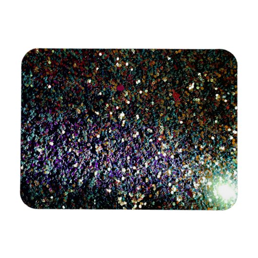 Glitzer Comet & Stars Magnet (Horizontal)