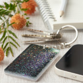 Glitzer Comet & Stars Schlüsselanhänger (Vorderseite rechts)
