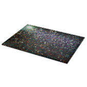Glitzer Comet & Stars Schneidebrett (Ecke)