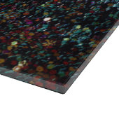 Glitzer Comet & Stars Schneidebrett (Ecke)