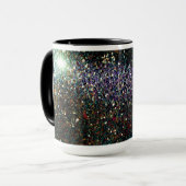 Glitzer Comet & Stars Tasse (Vorderseite Links)