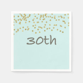 Glitzer Confetti 30. Serviette