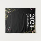 Glitzer Confetti Abschluss Hintergrund Wandteppich (Vorderseite (Horizontal))