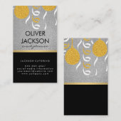 Glitzer | Confetti Balloons Eventplaner Visitenkarte (Vorne/Hinten)