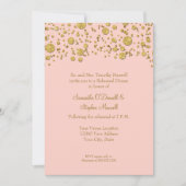 Glitzer Confetti Dots Elegante Probe Einladung (Vorderseite)