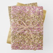 Glitzer Confetti Geschenkpapier Set (Beispiel)