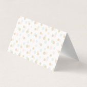 Glitzer Confetti | Polka Dot | Damen Beauty Visitenkarten (Rückseite)