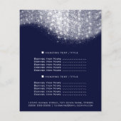 Glitzer Confetti Preise Silver Gray Whit Blue Navy Flyer (Hinten)