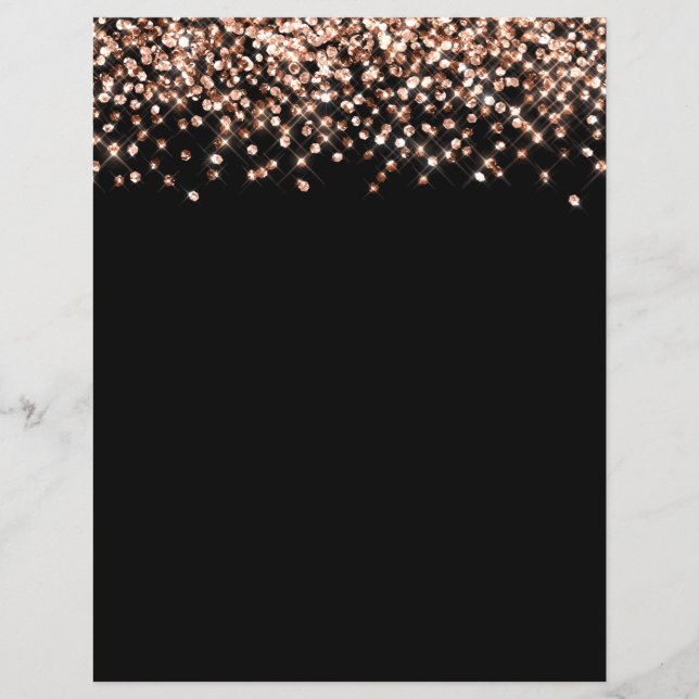 Glitzer Confetti Scrapbook Paper (Vorderseite)