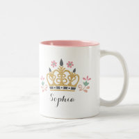 Glitzer Crown Monogramm