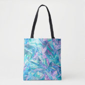 Glitzer Crumpled Tote Bag Tasche (Vorderseite)