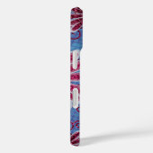 Glitzer Daisy Pattern Case-Mate iPhone Hülle (Rückseite / Rechts)