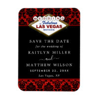 Glitzer Damask Las Vegas Wedding speichern das Dat