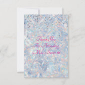 Glitzer danke Karte (Vorderseite)