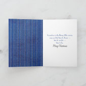 Glitzer Dealer auf Snowflake-Design-Karte Karte (Innenseite)