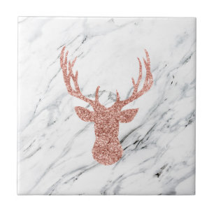 Glitzer Deer Fliese