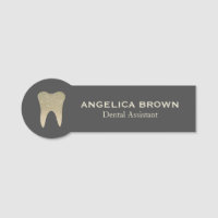 Glitzer Dental Assistant Name-Tag