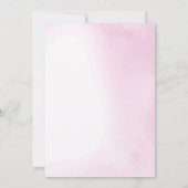 Glitzer der ersten 1. Geburtstagskarte Einladung (Rückseite)