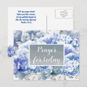 Glitzer der Gebet-Schrift Imitate heute Postkarte (Vorne/Hinten)