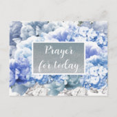 Glitzer der Gebet-Schrift Imitate heute Postkarte (Vorderseite)