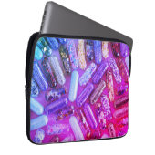 Glitzer der Tablette Krankenschwester farbige Medi Laptopschutzhülle (Vorne Rechts)